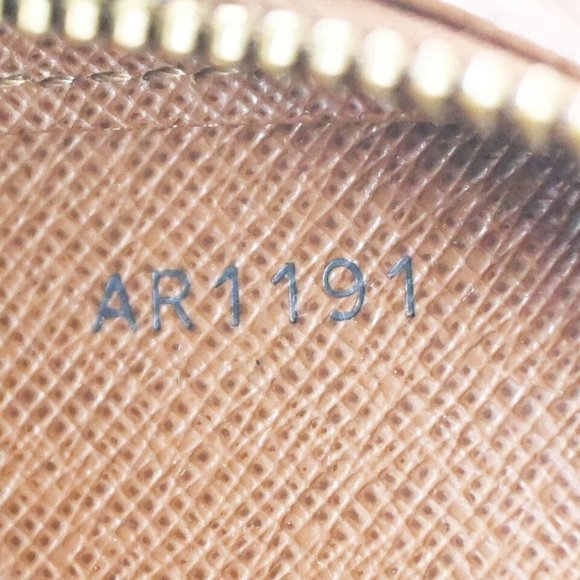 LOUIS VUITTON Orsay Clutch Hand Bag Monogram Leather Brown France - Picture 10 of 16